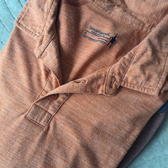Smartwool 150 merino polo, sz sm - Picture 2 of 6